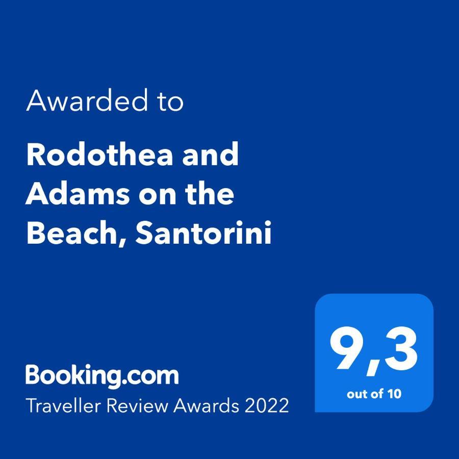Rodothea And Adams On The Beach, Santorini Monolithos  Ngoại thất bức ảnh
